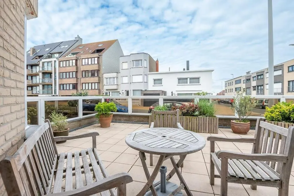 Apartmán Appartement Met Groot Terras Aan De Zee Ostende Belgie